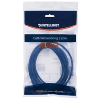 CABLE CAT6 BOOTED BLUE 10FT