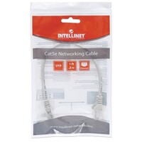 CABLE CAT5E BOOTED GRAY 1FT