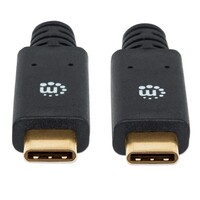 CABLE USB 3.2 GEN 1 TYPE-C MALE TO TYPE-C MALE 6 FT BLACK