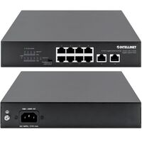 SWITCH 8-PORT GIGABIT ETHERNET POE+ WITH TWO RJ45