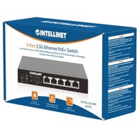 SWITCH 5 PORT 2.5G IEEE 802.3AT/AF (POE+/POE) COMPLIANT 55 W BUDGET DESKTOP FORMAT WALL-MOUNTABLE