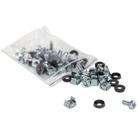 RACK CAGE NUT SET M6/SCREWS AND WASHERS/ JAR OF 100