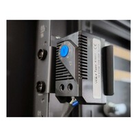 RACK CABINET 18U PRO LINE WITH INTEGRATED FANS 3 RACK SHELVES / CASTERS AND FEET / TEMPERED GLASS DO