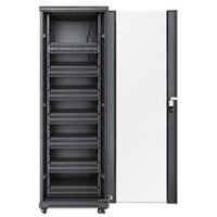RACK CABINET 38U PRO LINE WITH INTEGRATED FANS 7 RACK SHELVES / CASTERS AND FEET / TEMPERED GLASS DO