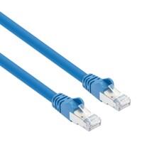 CABLE CAT8.1 PATCH SHEILDED 40G 2 GHZ 24 AWG STRANDED 3FT BLUE