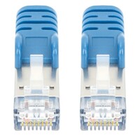 CABLE CAT8.1 PATCH SHEILDED 40G 2 GHZ 24 AWG STRANDED 5FT BLUE