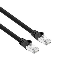 CABLE CAT8.1 PATCH SHEILDED 40G 2 GHZ 24 AWG STRANDED 3FT BLACK