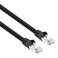 CABLE CAT8.1 PATCH SHEILDED 40G 2 GHZ 24 AWG STRANDED 50FT BLACK