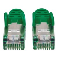 CABLE CAT6A PATCH SHEILDED 1 FT GREEN