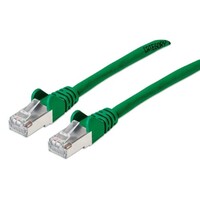 CABLE CAT6A PATCH SHEILDED 5 FT GREEN