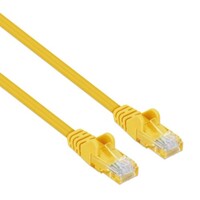 CABLE CAT6 PATCH SLIM 1.5 FT YELLOW
