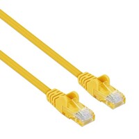 CABLE CAT6 PATCH SLIM 14 FT YELLOW