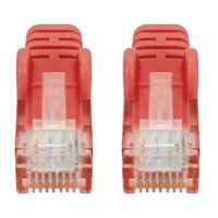 CABLE CAT6 PATCH SLIM 1.5 FT RED