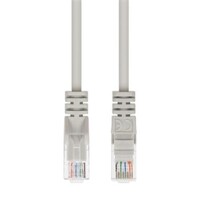 CABLE CAT6 SLIM PATCH 1 FT GRAY