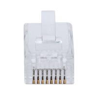 CONNECTOR CAT6 FASTCRIMP (HIGH SPEED) 3-PRONG (100 PACK)