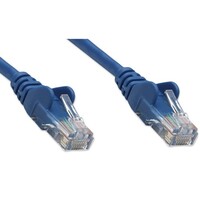 CABLE CAT5E BOOTED BLUE 14FT