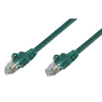 CABLE CAT5E BOOTED GREEN 10FT