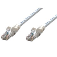 CABLE CAT5E BOOTED WHITE 1FT
