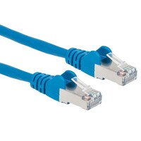 CABLE CAT6A BOOTED  BLUE 25FT