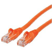 CABLE CAT6 BOOTED ORANGE 75FT