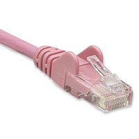 CABLE CAT6 BOOTED PINK 0.5FT