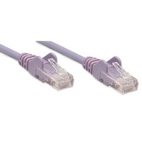 CABLE CAT6 BOOTED PURPLE 25FT