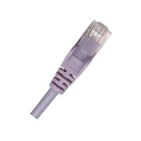 CABLE CAT6 BOOTED PURPLE 35FT