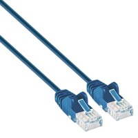 CABLE CAT6 SLIM BOOTED BLUE 3FT