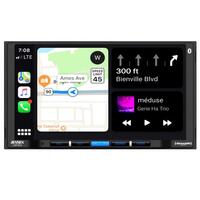 RECEIVER 7" CAPACITIVE LCD CAR PLAY/ ANDROID AUTO/ BT/ SXM READY
