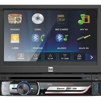 RECEIVER 7" DVD DDIN INSTLLATION WITH SLIDE OUT SCREEN