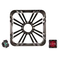 GRILLE 10" SQUARE SUBWOOFER FOR 11S10L7,LED,CHARCOAL
