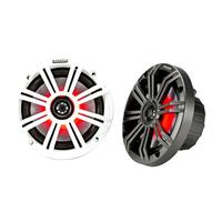 SPEAKER  6.5" MARINE COAXIAL SPEAKERS WITH 3/4" TWEETERS, 4 OHM, CHARCOAL AND WHITE GRILLES