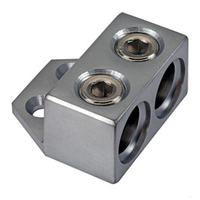 GROUND TERMINATION BLOCK 1/0-8AWG IN (2)