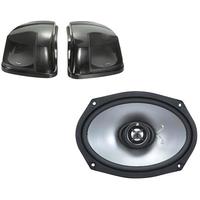 BAG LID KIT 2014-NEWER HARLEY DAVIDSON LEFT AND RIGHT W/ 6X9 SPEAKERS AND HARNESS