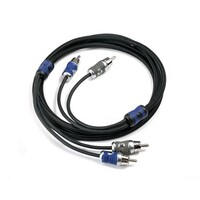 SPEAKER 18 INCH Q-SERIES 2-CH RCA INTERCONNECT, 0.5 M