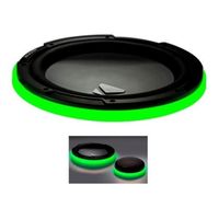 SPEAKER RING 12-INCH WEATHER PROOF LED LIGHTED, SINGLE