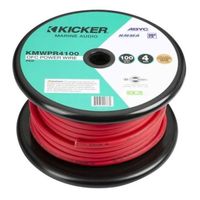 POWER WIRE MARINE 4AWG, 100FT, RED