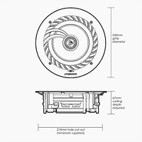 SPEAKER 6.5“  LOW PROFILE PASSIVE CEILING