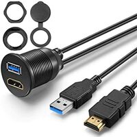 BEZEL REPLACEMENT DASH MOUNT USB/ HDMI/ AUX