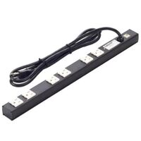 POWER STRIP 15A X 6 OUTLETS WITH SURGE SUPPRESSION
