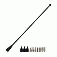 ANTENNA BLACK STEEL REPLACEMENT MAST - 8 INCH