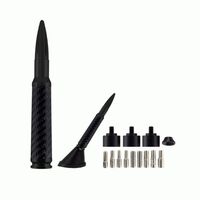 ANTENNA BLACK CARBON FIBER WRAP - .50 CALIBER REPLICA ANTENNA  - 5.5"