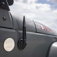 ANTENNA BLACK CARBON FIBER WRAP - .50 CALIBER REPLICA ANTENNA  - 5.5"