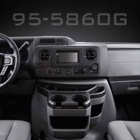 KIT DOUBLE DIN ONLY FORD E-SERIES CUTAWAY 2021