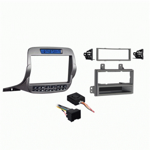 KIT DASH CHEVY CAMERO 2010-2015 DOUBLE OR SINGLE-DIN SILIVER
