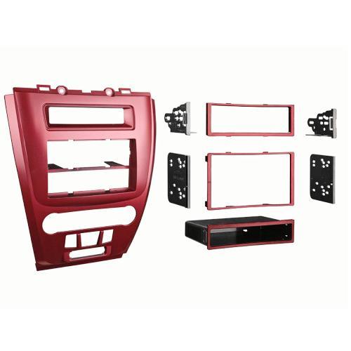 KIT DASH FORD FUSION MERCURY MILAN 20102-2012 SINGLE OR DOUBLE-DIN RED