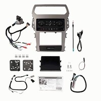 KIT DASH FORD EXPLORER 2011-2015 W/ SINGLE ZONE MANUAL CLIMATE CONTROL SINGLE OR DOUBLE-DIN CHARCOAL