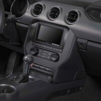 KIT DASH FORD MUSTANG 2015-2023 W/MANUAL CLIMATE CONTROL SINGLE OR DOUBLE-DIN CHARCOAL