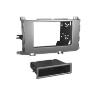 KIT DASH SIENNA 2011-2014 SINGLE OR DOUBLE-DIN SILVER