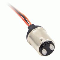 HEADLIGHT HARLEY-DAVIDSON® BULLET STYLE RED FRONT 1157 LED INSERT - PAIR